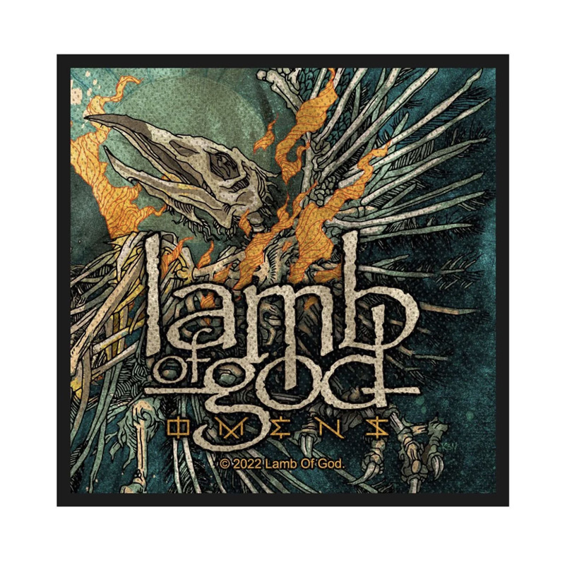 LAMB OF GOD 官方原版 Omens (Woven Patch)